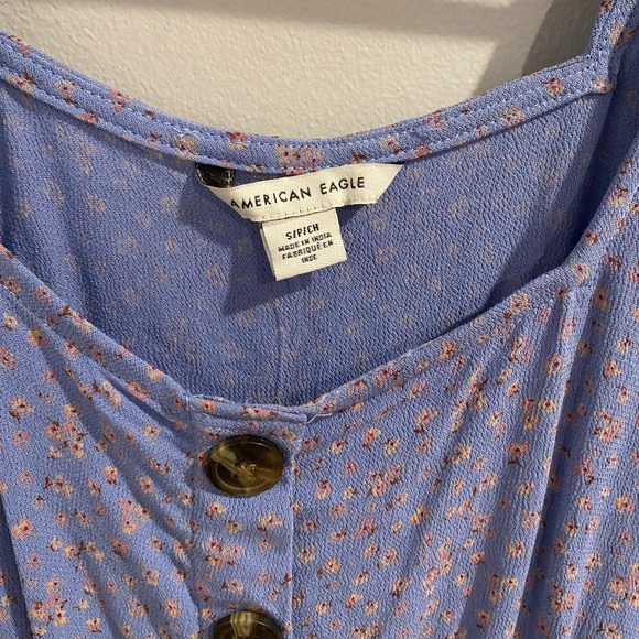 AE Long Sleeve Square Neck Mini Dress - Picture 7 of 7